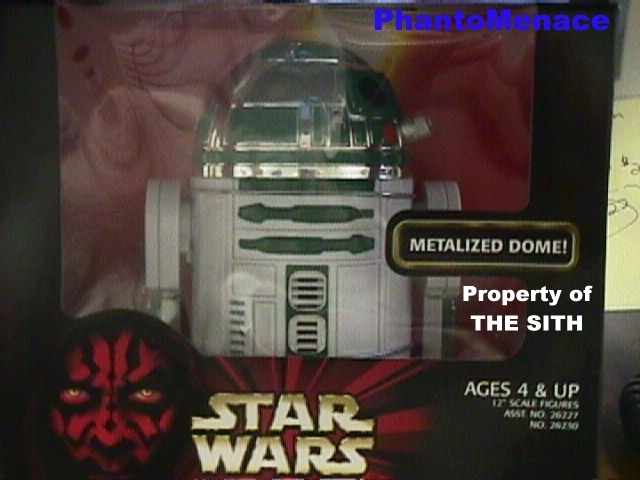 Star Wars Episode 1 The Phantom Menace 12" Droid R2-A6 Metalized Dome R2-D2 TPM 